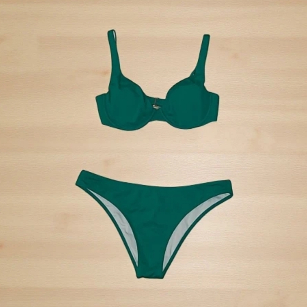 Women's Medium/36C Shade & Shore Teal Bikini